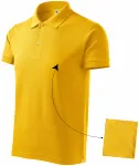 Elegantes Poloshirt für Herren, gelb