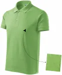 Elegantes Poloshirt für Herren, erbsengrün