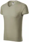 Eng anliegendes Herren-T-Shirt, helles Khaki