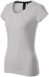 Exklusives Damen T-Shirt, Silber grau