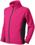 Fleece-Kontrastjacke für Kinder, lila