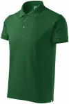 Gröberes Poloshirt für Herren, Flaschengrün