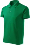 Gröberes Poloshirt für Herren, Grasgrün