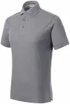 Herren-Poloshirt aus Bio-Baumwolle, altes Silber