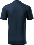 Herren-Poloshirt mit Bomberkragen, dunkelblau