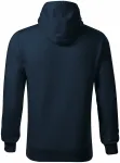 Herren Sweatshirt mit Kapuze ohne Reißverschluss, dunkelblau