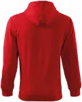 Herren Sweatshirt mit Kapuze, rot