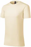 Herren T-Shirt aus Merinowolle, mandel