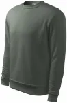 Herren/Kinder Sweatshirt ohne Kapuze, dunkler Schiefer Herren/Kinder Sweatshirt ohne Kapuze, dunkler Schiefer