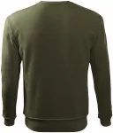 Herren/Kinder Sweatshirt ohne Kapuze, military