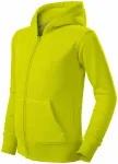 Kinder Sweatshirt mit Kapuze, lindgrün