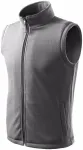 Klassische Fleeceweste, stahlgrau