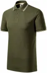 Klassisches Herren-Poloshirt, military