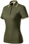 Klassisches Poloshirt für Damen, military