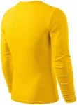 Langärmliges T-Shirt für Männer, gelb