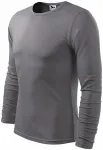 Langärmliges T-Shirt für Männer, stahlgrau