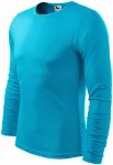 Langärmliges T-Shirt für Männer, türkis
