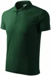 Loses Poloshirt der Männer, Flaschengrün