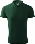 Loses Poloshirt der Männer, Flaschengrün