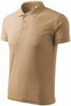 Loses Poloshirt der Männer, sandig