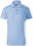 Polo-Shirt für Kinder, Himmelblau