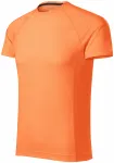 Sport-T-Shirt für Herren, Neon Mandarine