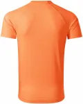 Sport-T-Shirt für Herren, Neon Mandarine
