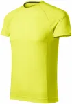 Sport-T-Shirt für Herren, Neon Gelb