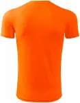 Sport-T-Shirt für Kinder, neon orange