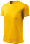 T-Shirt mit asymmetrischem Ausschnitt, gelb T-Shirt mit asymmetrischem Ausschnitt, gelb