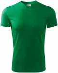 T-Shirt mit asymmetrischem Ausschnitt, Grasgrün