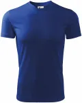 T-Shirt mit asymmetrischem Ausschnitt, königsblau