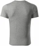 T-Shirt mit höherem Gewicht, dunkelgrauer Marmor