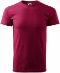 T-Shirt mit höherem Gewicht Unisex, marlboro rot
