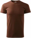 T-Shirt mit höherem Gewicht Unisex, Schokolade