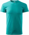 T-Shirt mit höherem Gewicht Unisex, smaragdgrün
