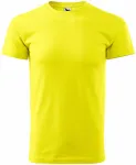 T-Shirt mit höherem Gewicht Unisex, zitronengelb