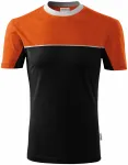 T-Shirt mit zwei Farben, orange